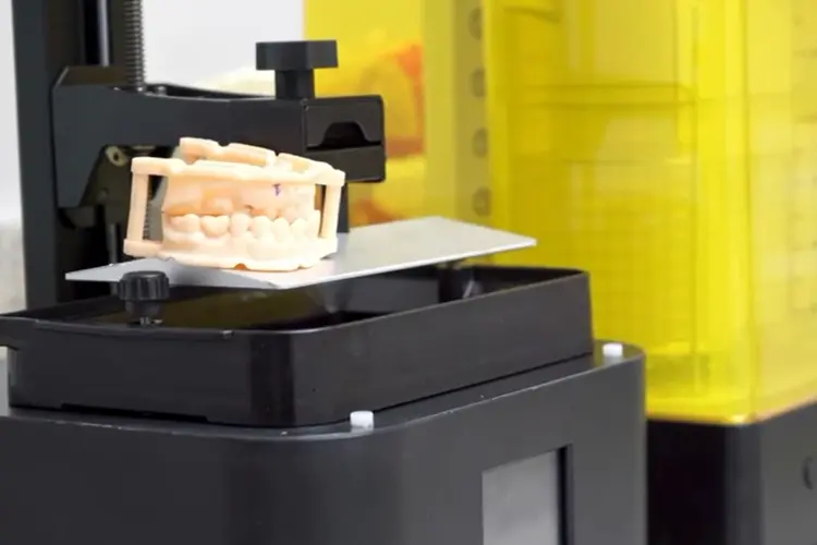 Impressão 3D de modelo odontológico